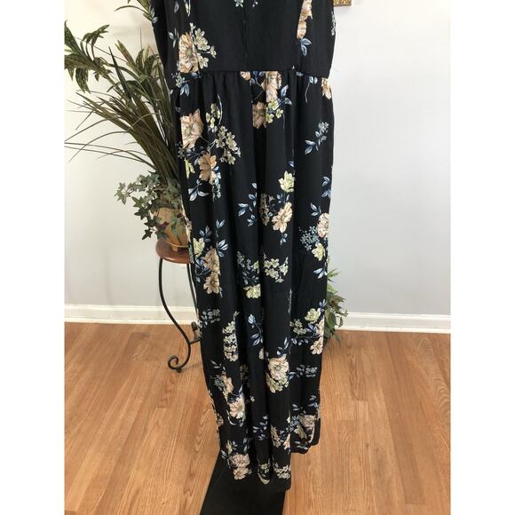 Xhilaration Summer Jumpsuit Large Sleeveless Adjustable Strap Y2K Cottage Core - Picture 3 of 12